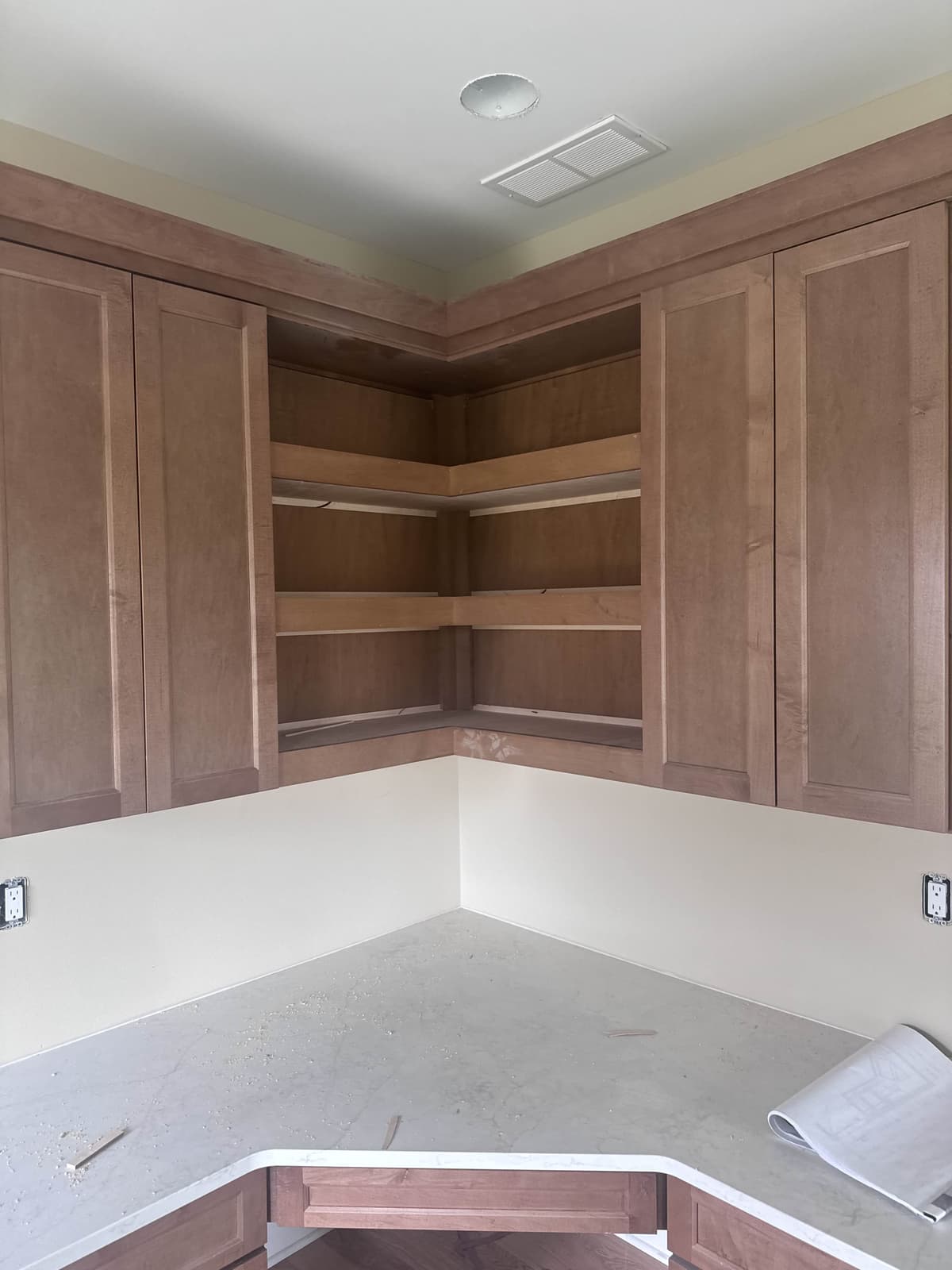 Custom corner cabinets